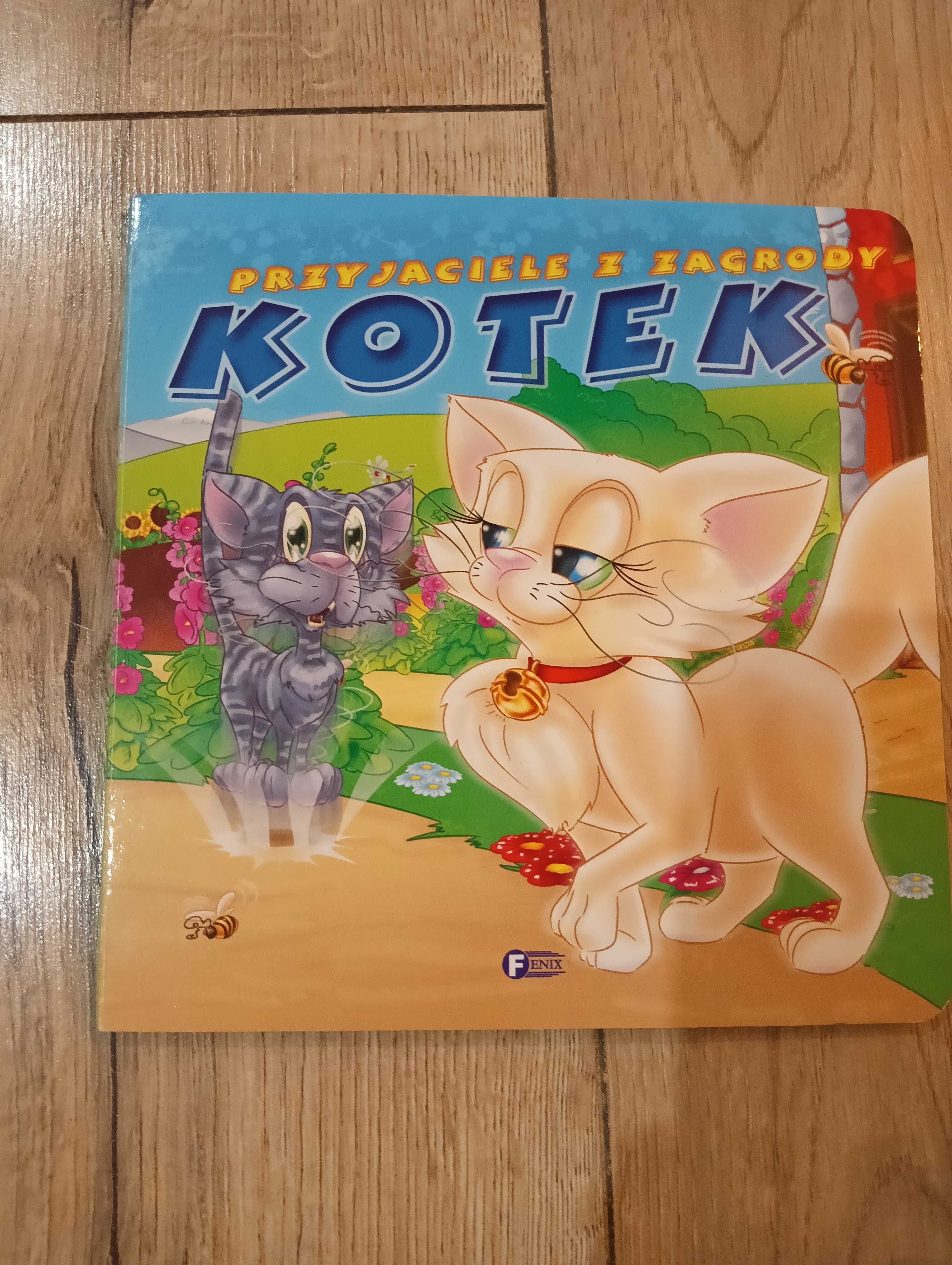 Książka dla dzieci z serii "Przyjaciele z zargrody" - Kotek