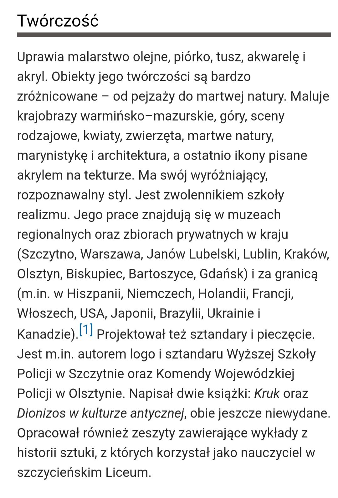 Obraz Jan Kokoryn 1999 r