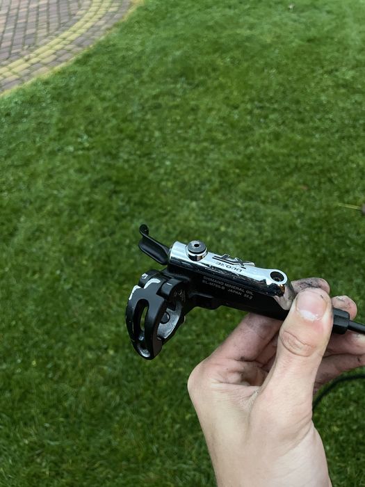 Hamulec przedni Shimano Deore XT srebrny (magura sram hope avid tektro