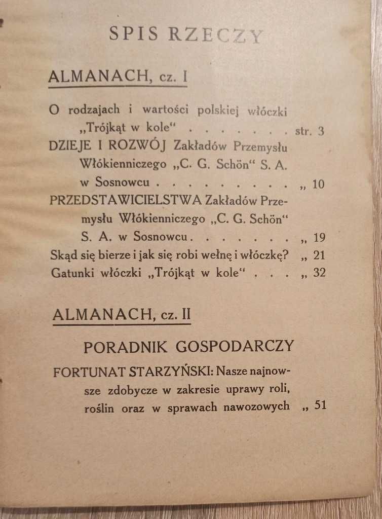 Trójkąt w Kole - O Rodzajach i Wartości Polskiej Włóczki 1929r