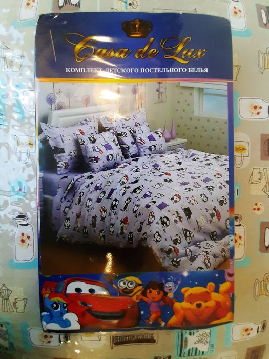 Новый комплект детского постельного белья
800