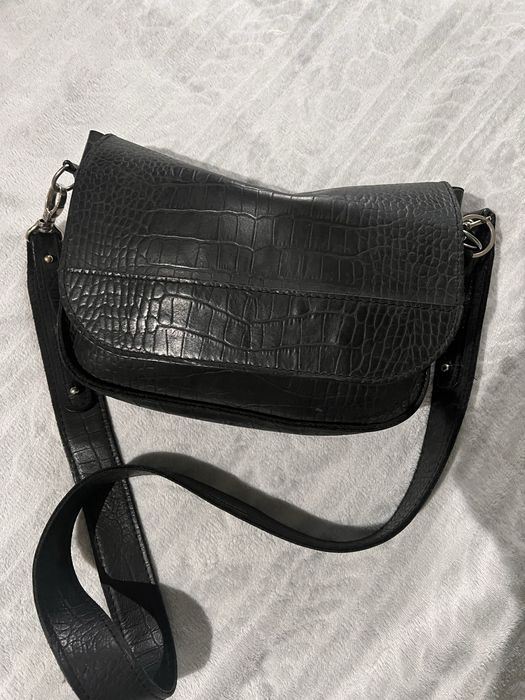 Шкіряна сумка кросбоді натуральна