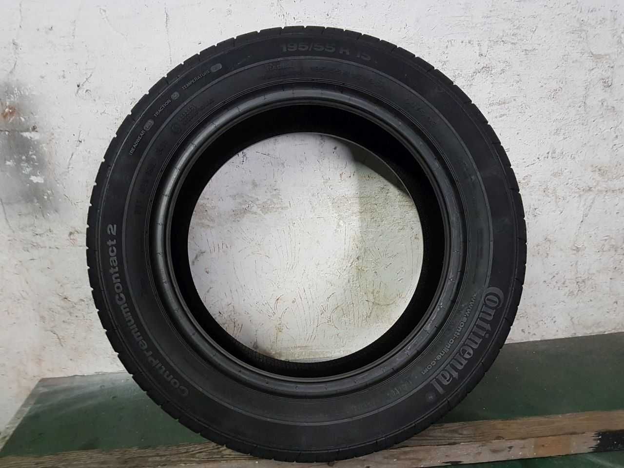 Opona pojedynka letnia 195/55R15 Continental PremiumContact 2 6,3mm