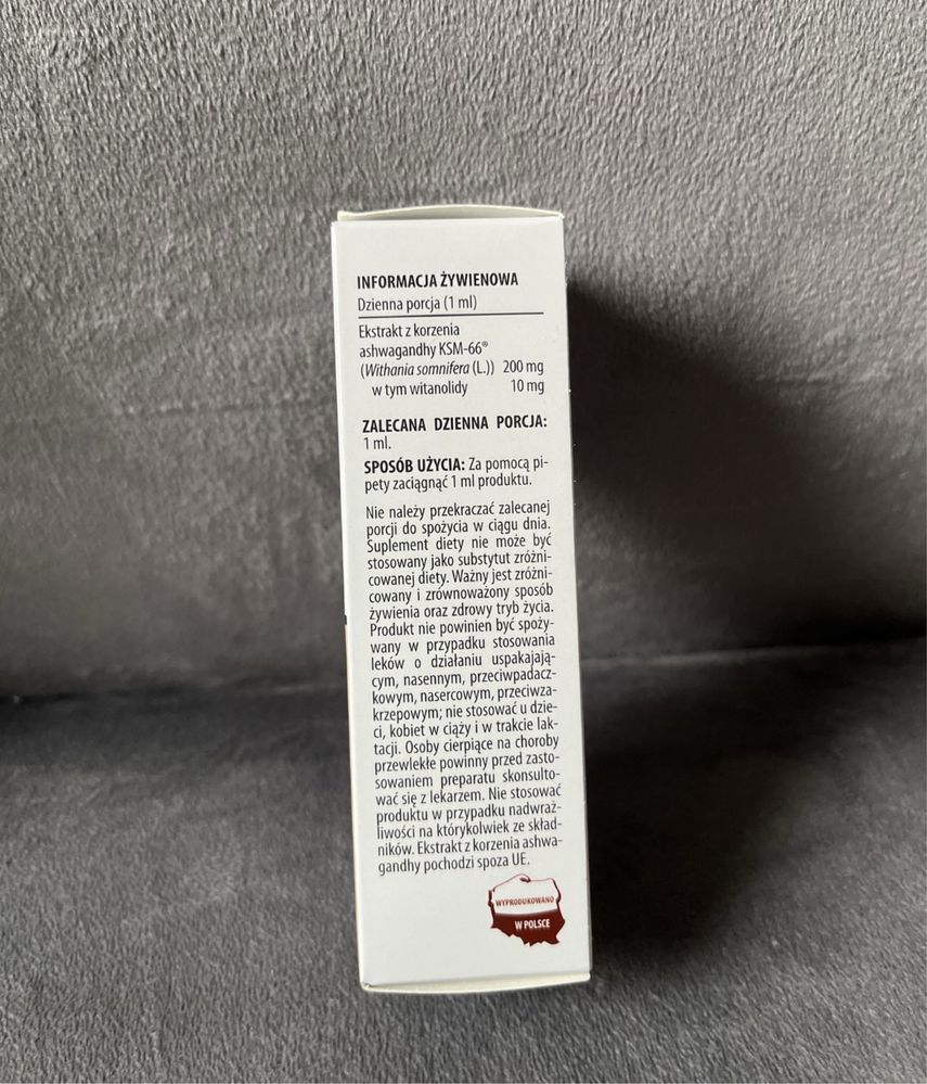 Ashwagandha KSM-66® krople