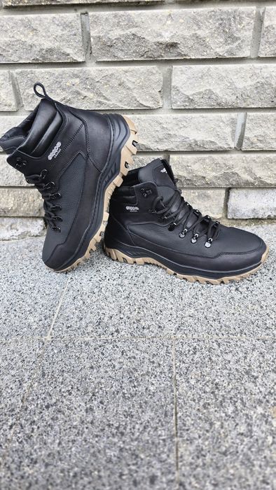 Чьоловіче шкіряне зимове взуття