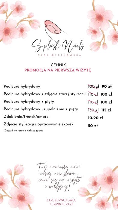 Mobilna stylistka paznokci – zadbane dłonie bez wychodzenia z domu!