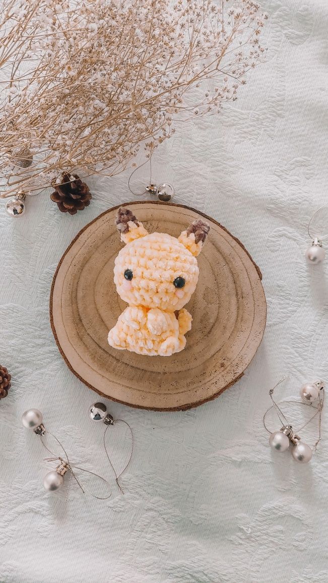 Peluche Pikachu em Crochet Amigurumi