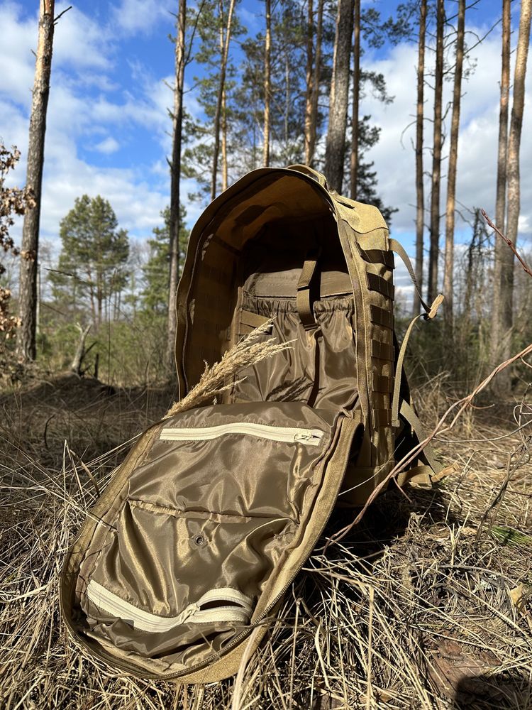 Рюкзак-тактичний-РБІ-Койот(Koyot)-32л.-Molle-Cordura 1000D-Водостікий