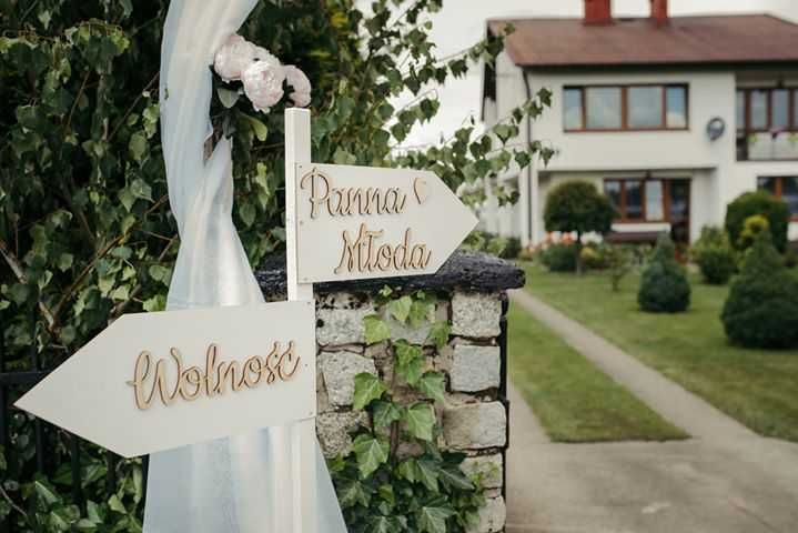 Tabliczka do drogowskazu ślubnego