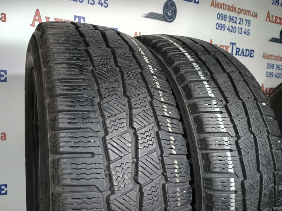 2 шт. 215/60 R17C цешка Michelin Agilis Alpin зимові шини б/у, 7 мм