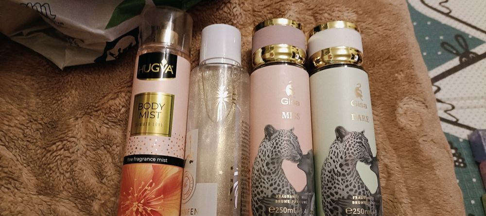 Mgiełki do ciała włosów