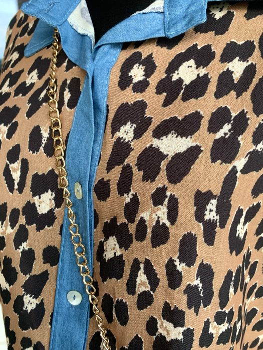 Bluzka panterka oversize (XL/XXL)