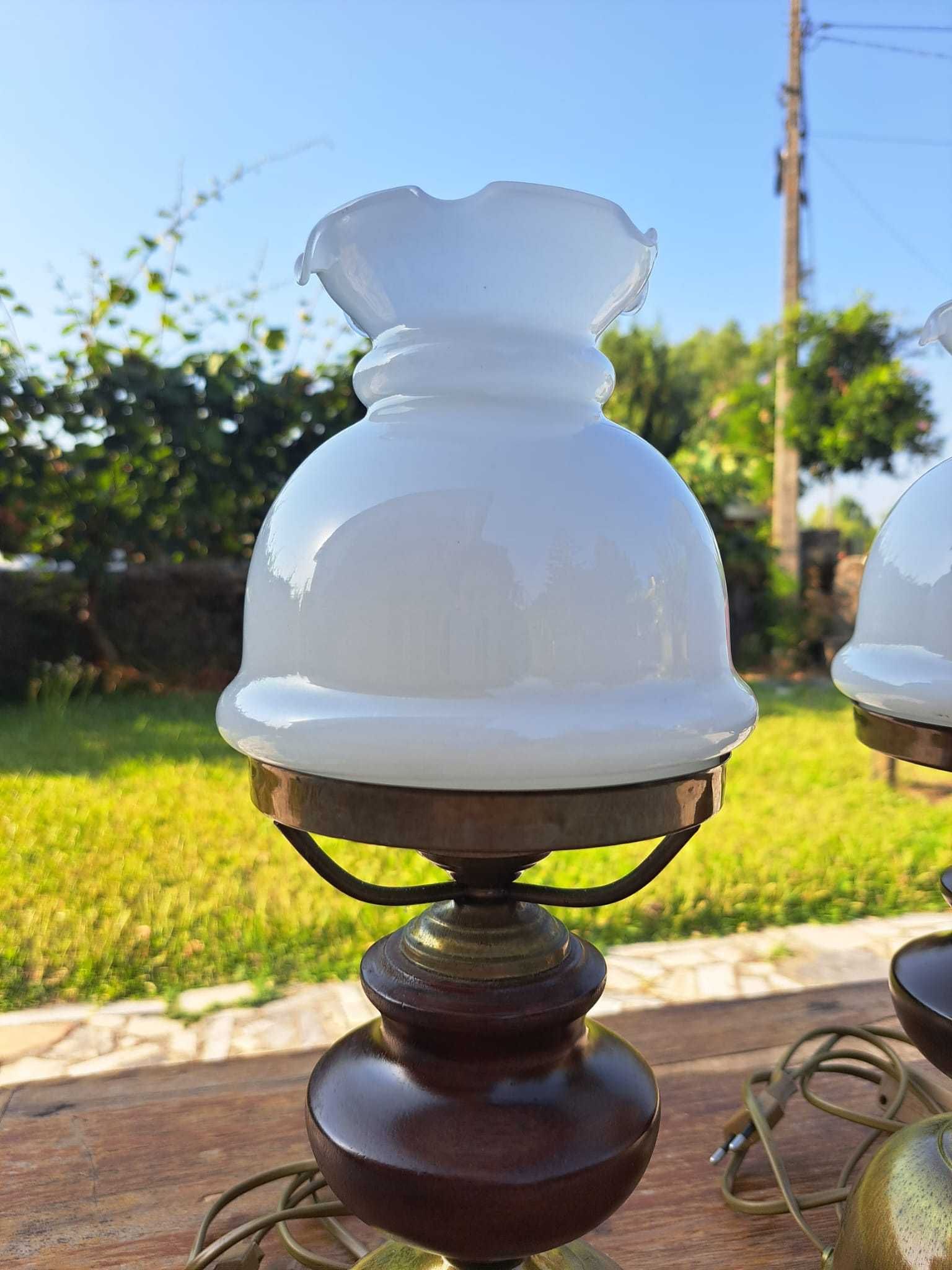 Candeeiro mesa cabeceira (2x)