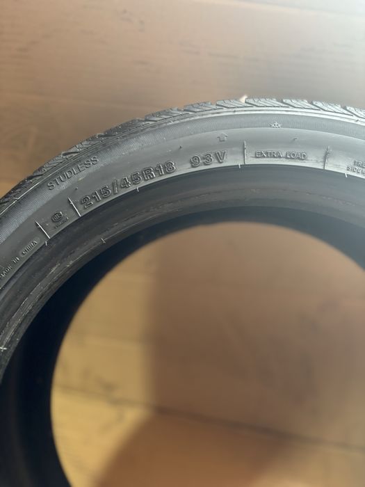 2x 215/45R18 93V IMPERIAL SNOWDRAGON UHP Opona zimowa DEMO 2024 rant