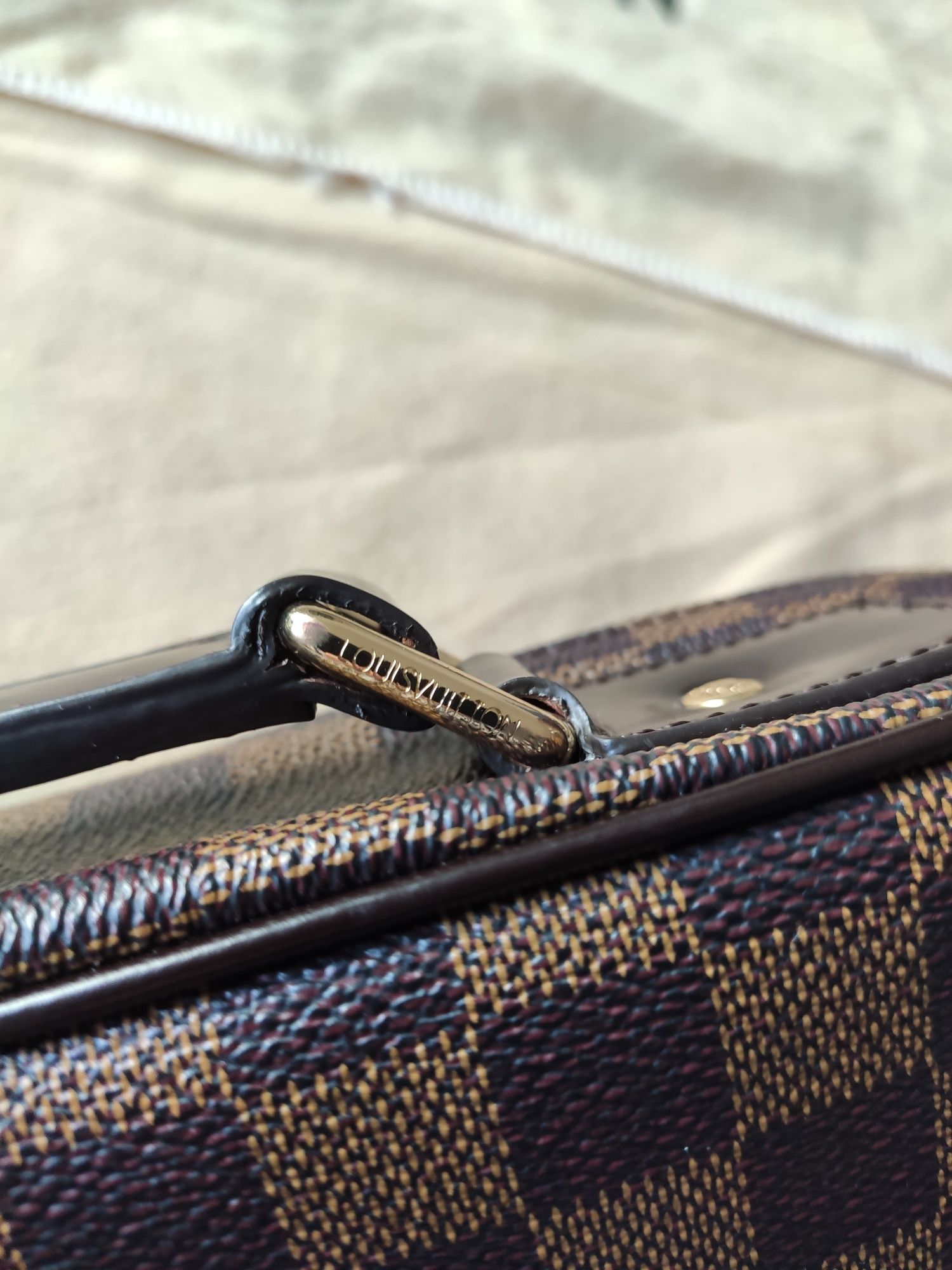 Torba na laptop Louis Vuitton skóra saffiano NOWA