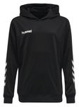 164 HUMMEL czarna bluza sportowa piłkarska z kapturem hoodie cienka