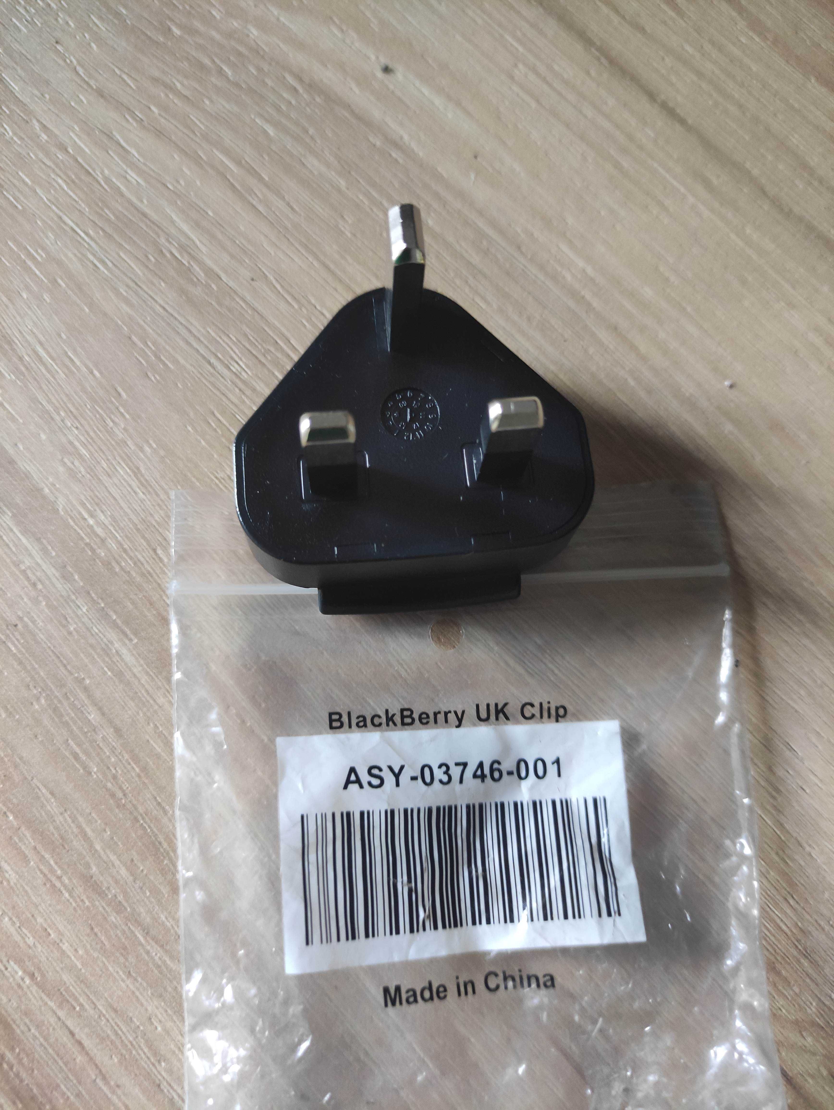 adapter Blackberry (UK clip) ASY model 0 3 7 4 6 - nowy