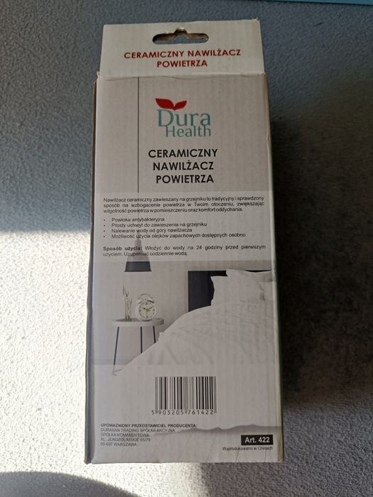 Ceramiczny nawilżacz powietrza czarny kotek [nieznaczna skaza]