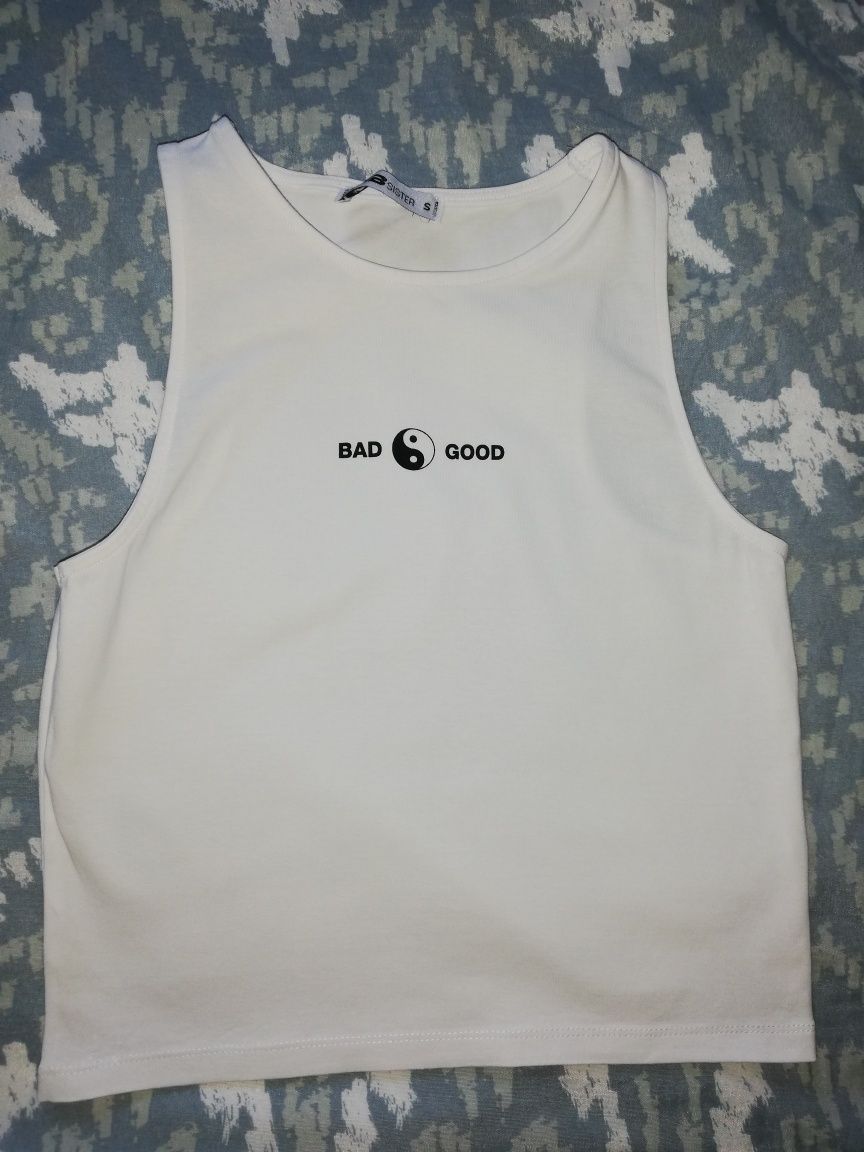 Crop top biały S