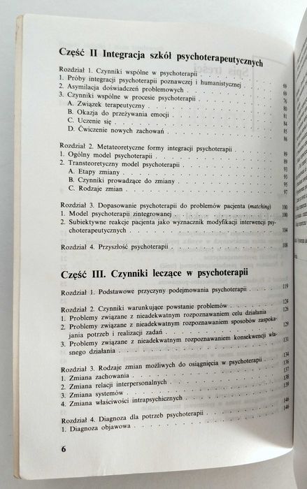 Czynniki leczące w PSYCHOTERAPII, Jan Czesław CZABAŁA