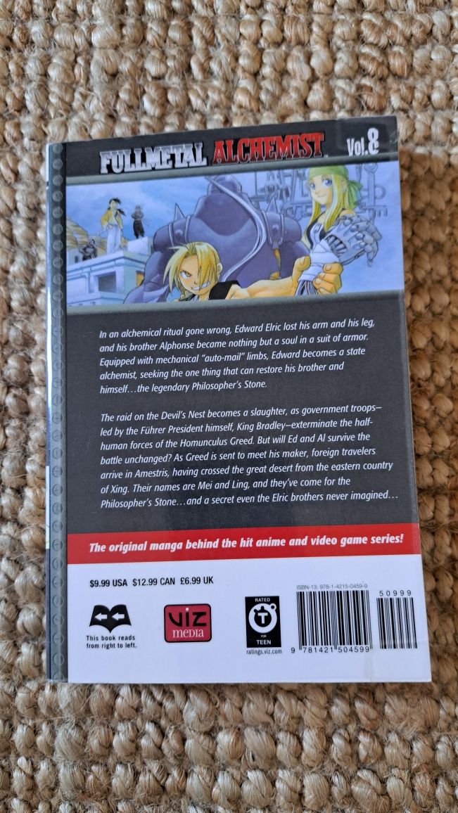 Fullmetal Alchemist Volume 8 em Inglês