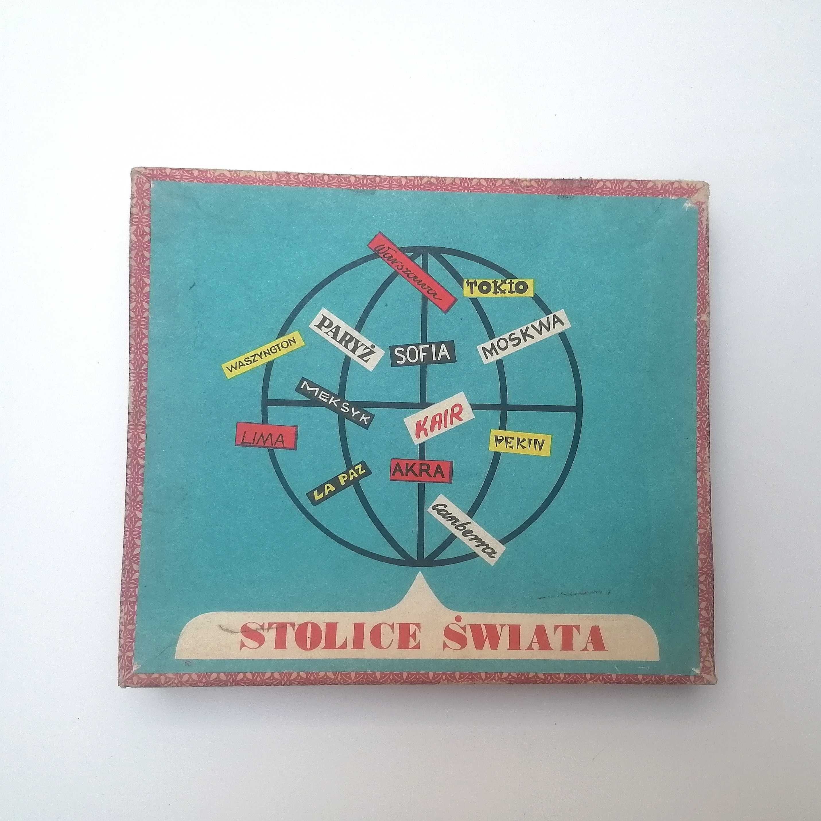 Gra planszowa PRL Stolice Świata Unikat