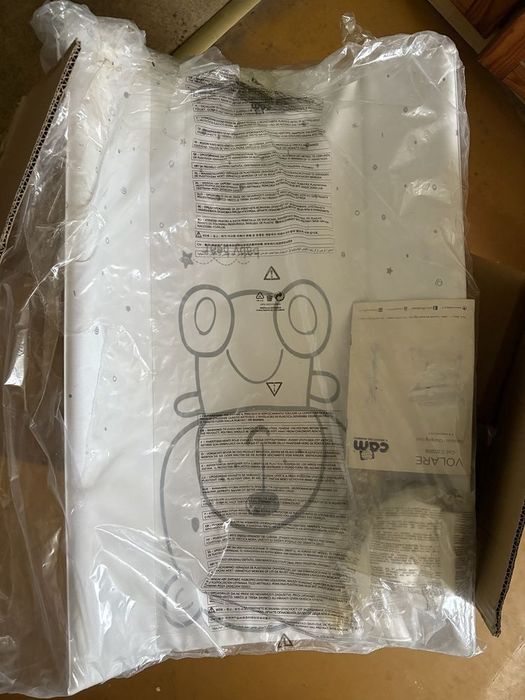 CAM VOLARE komoda kąpielowa rozkładana szara