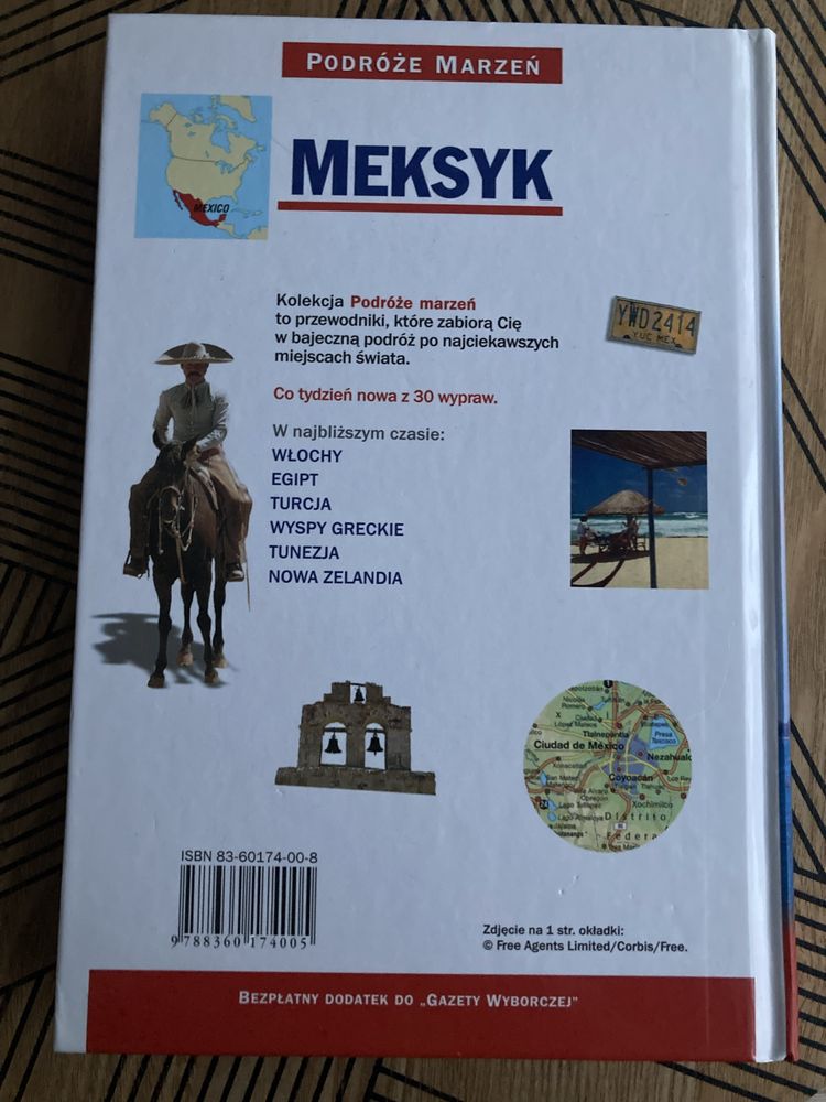 Książka Podróże marzeń Meksyk Biblioteka Gazety Wyborczej