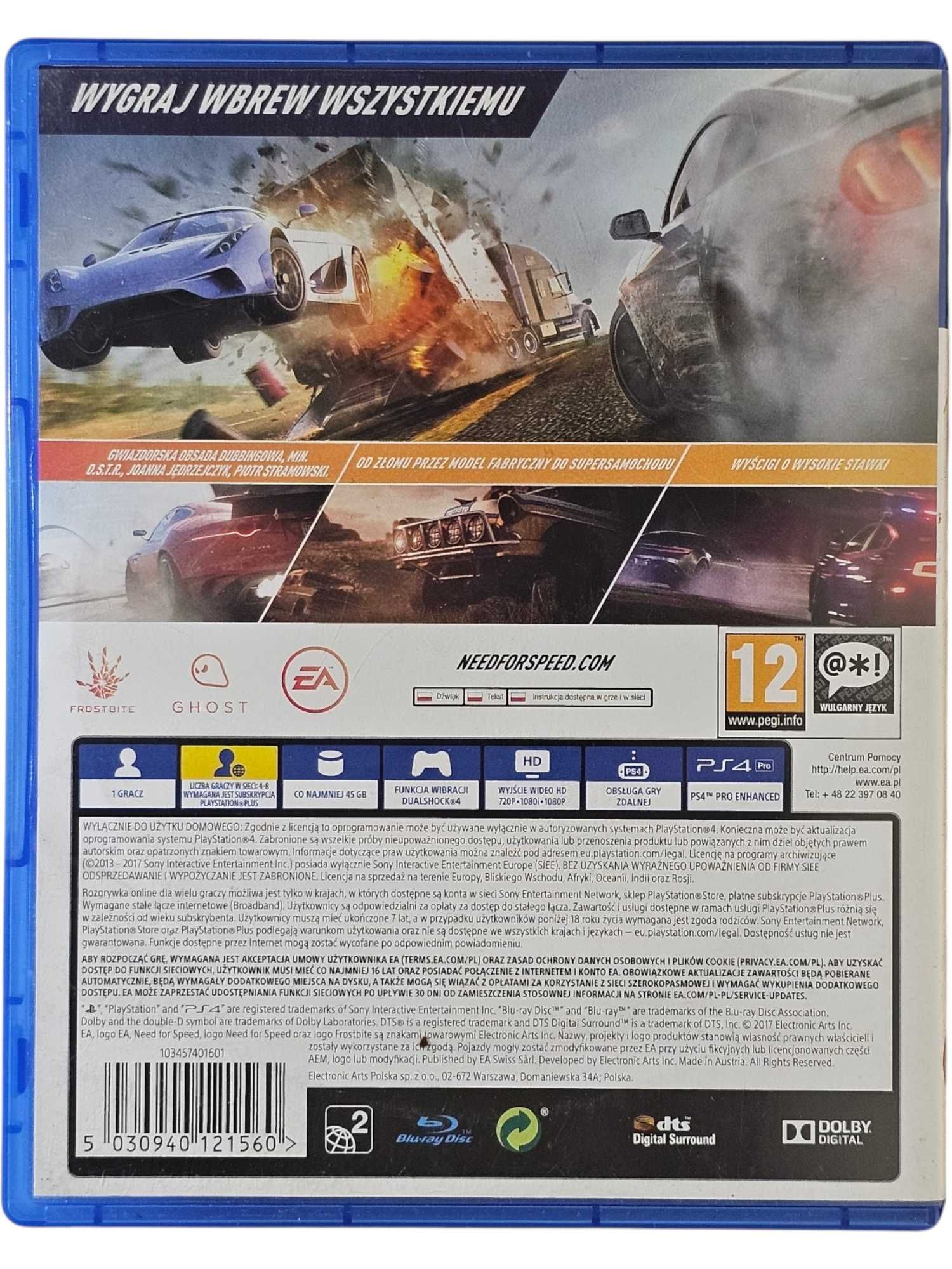 Need for Speed: Payback | GRA PS4 | PlayStation 4 | PL