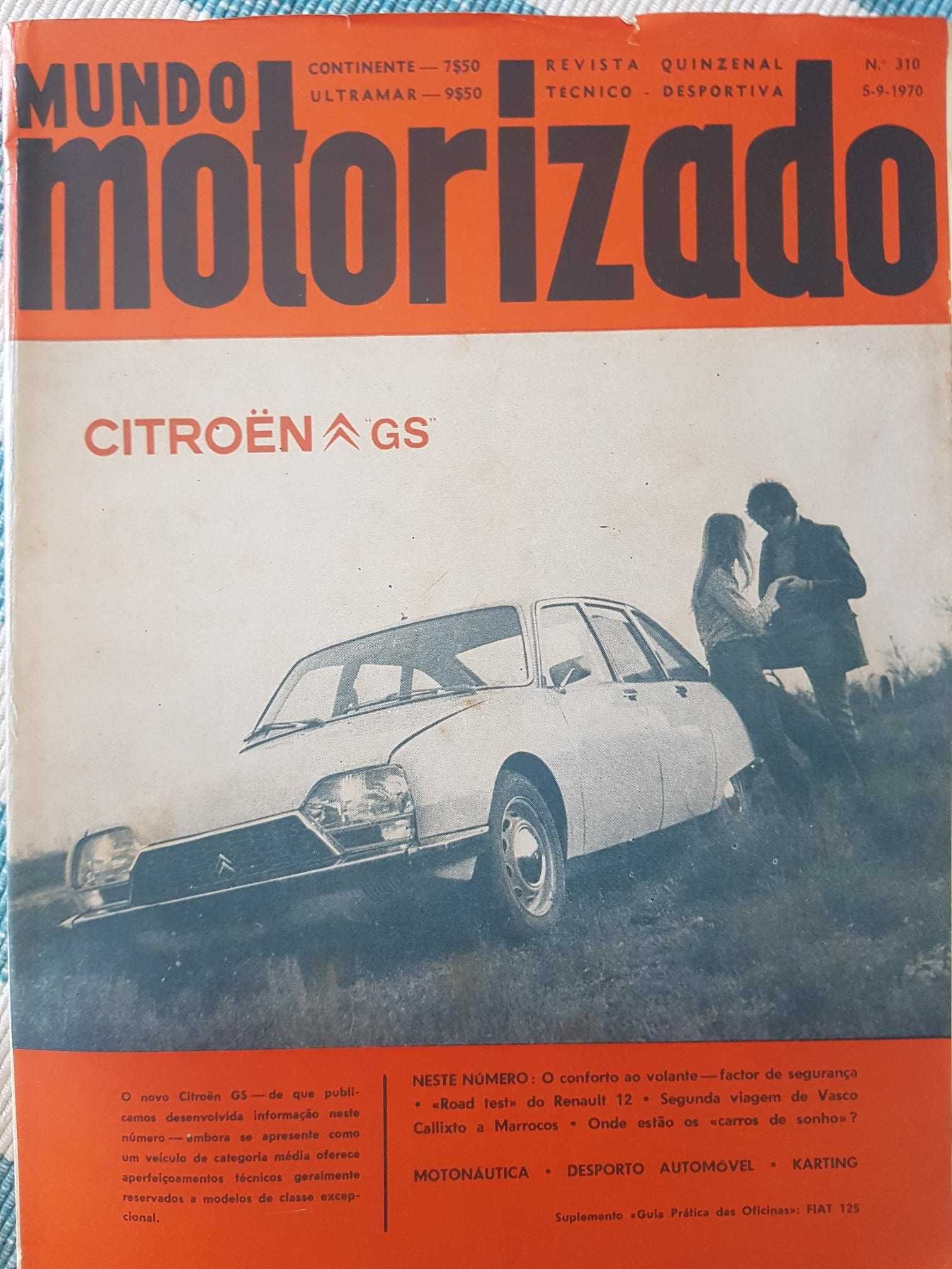 Revista Mundo Motorizado Nº310 (Ano:1970)
