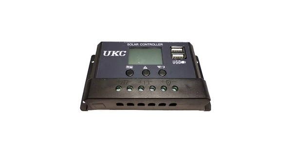 Контроллер UKC DP-510A заряда для солнечных батарей 10A 12/24В