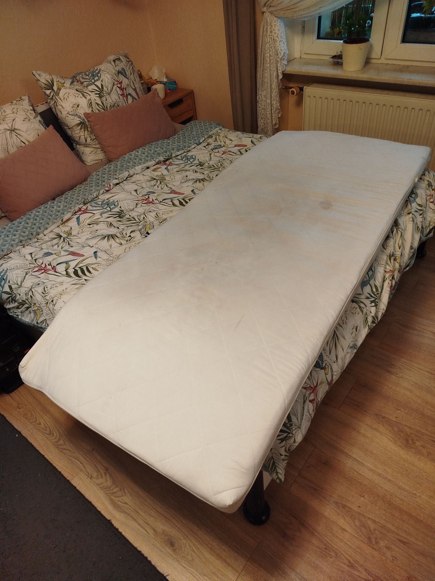 Materac z matą kokosową 80x185