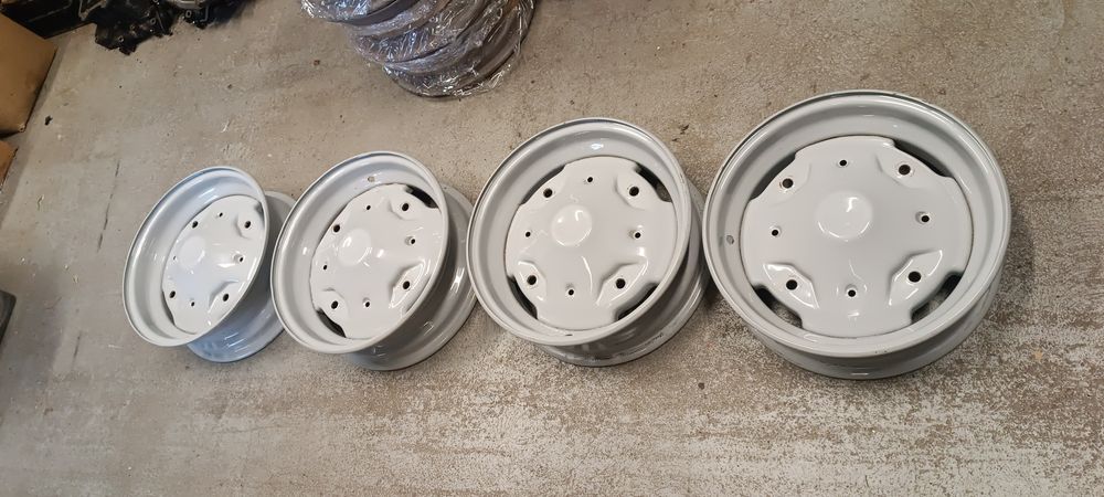 Fiat 126p felgi cytryny 4 sztuki jak nowe po profesjonalnej regeneracj