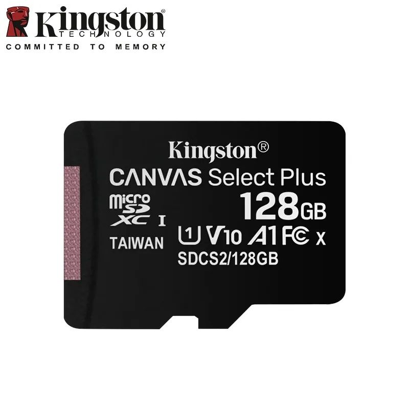 Карта памяти Kingston 128GB original microSDXC Canvas Select Plus
