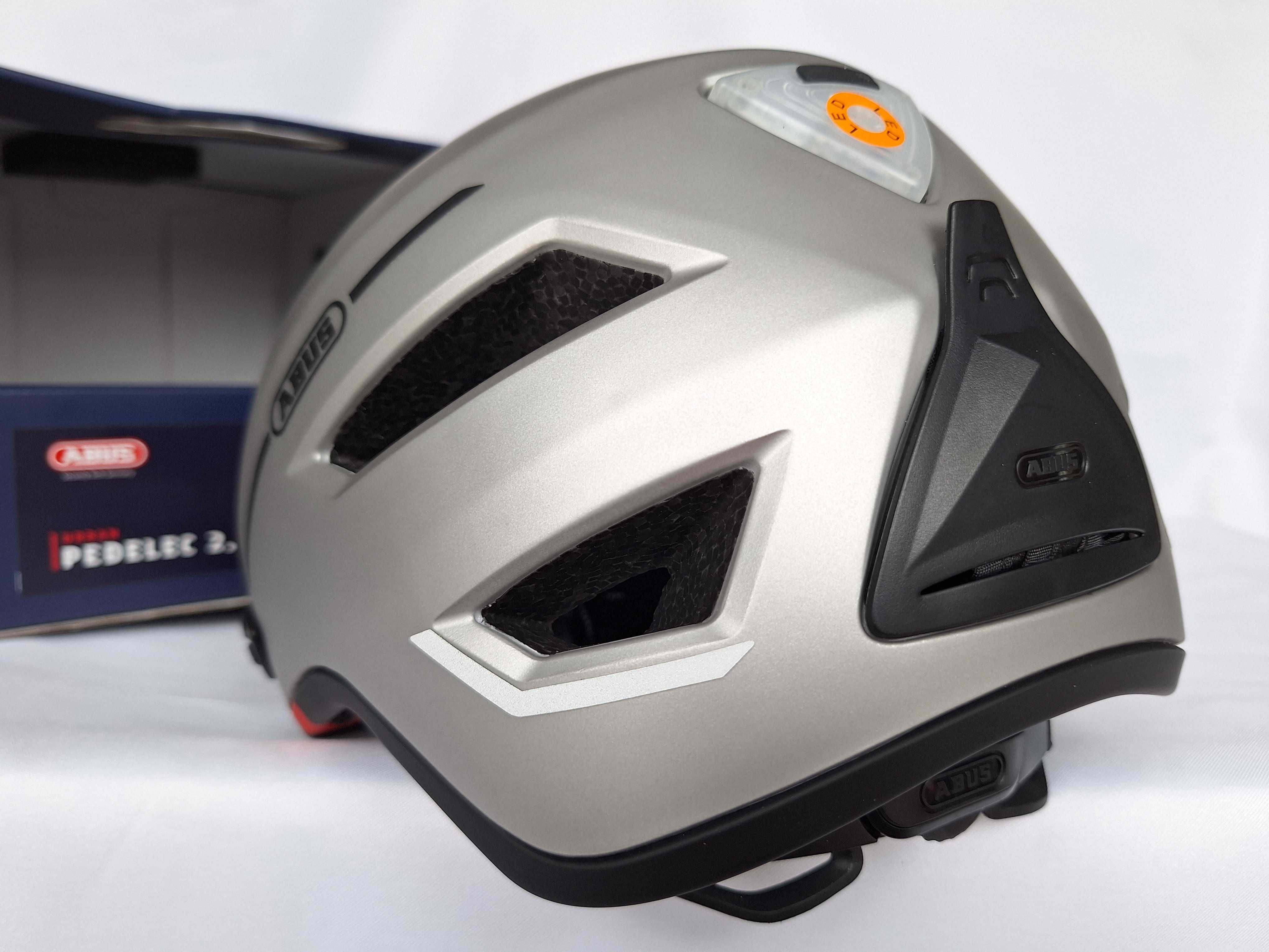 Kask rowerowy Abus Pedelec 2.0 Silver Edition M 52-57cm