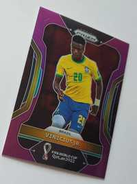 World Cup 2022 Prizm Vinicius Jr. #36 Purple /199 Brazil