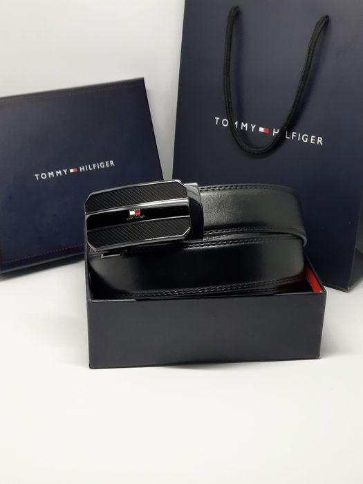Чоловічий ремінь томмі хілфігер пасок | Мужской ремень пояс автомат