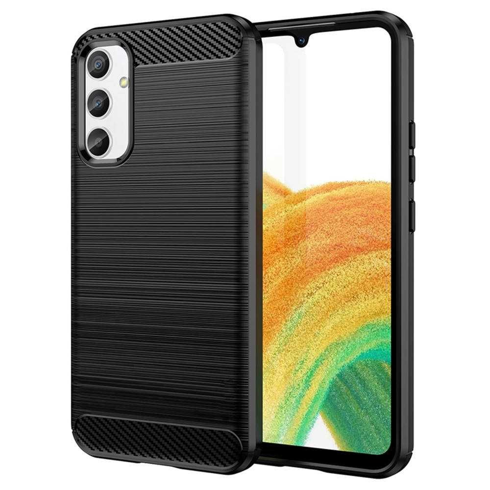 etui Carbon Case czarne do Samsung A34 5G