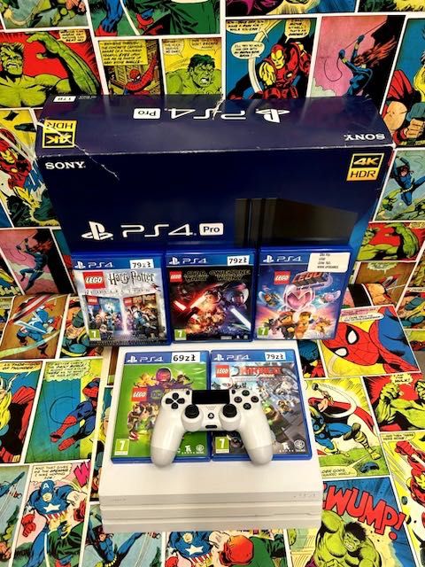 Sony PS4 Pro 1tb+Pakiet Lego x5 Gier Gwarancja 12m Szczecin Ufogames