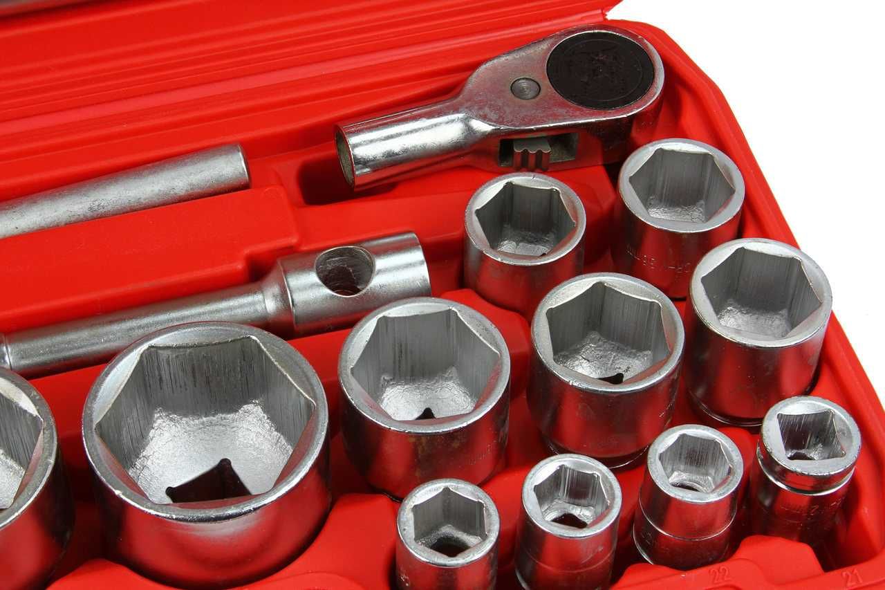 Ключі торцеві Mar-Pol 26 ШТ. 3/4" + 1" 21-65мм M58254, вороток