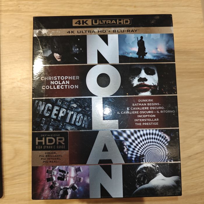4K UHD 7x Nolan Prestiż Incepcja Dunkierka 3xBatman Joker Lśnienie GoT