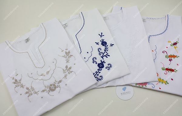 Blusas c/ o Bordado de Viana feito à mão - Genuínas