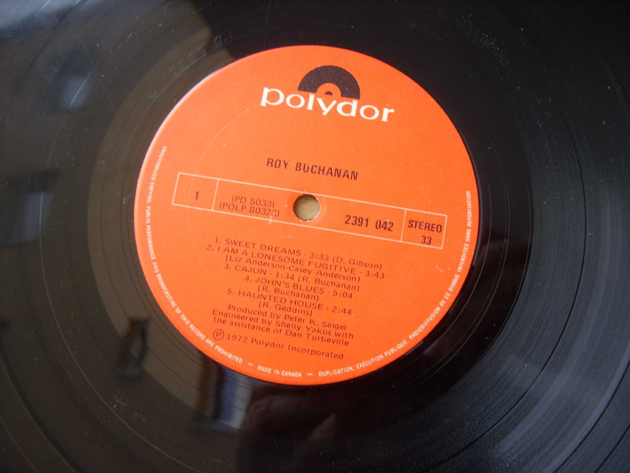 11.. LP .; Roy Buchanan--Swet dream; Polydor, 1972 rok.
