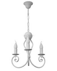 Stylowa biała lampa klasyczna , żyrandol świecznikowy "KLIWAS 3" 24h!