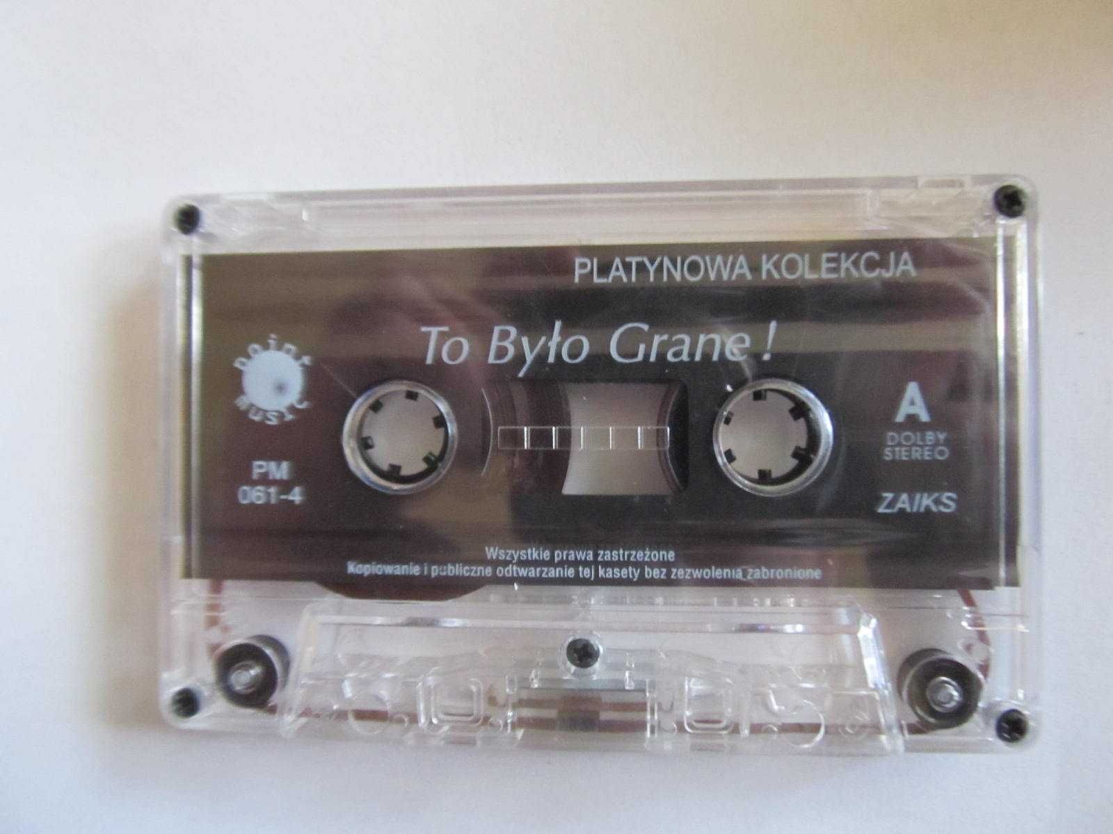 Platynowa kolekcja "To było grane"- kaseta audio