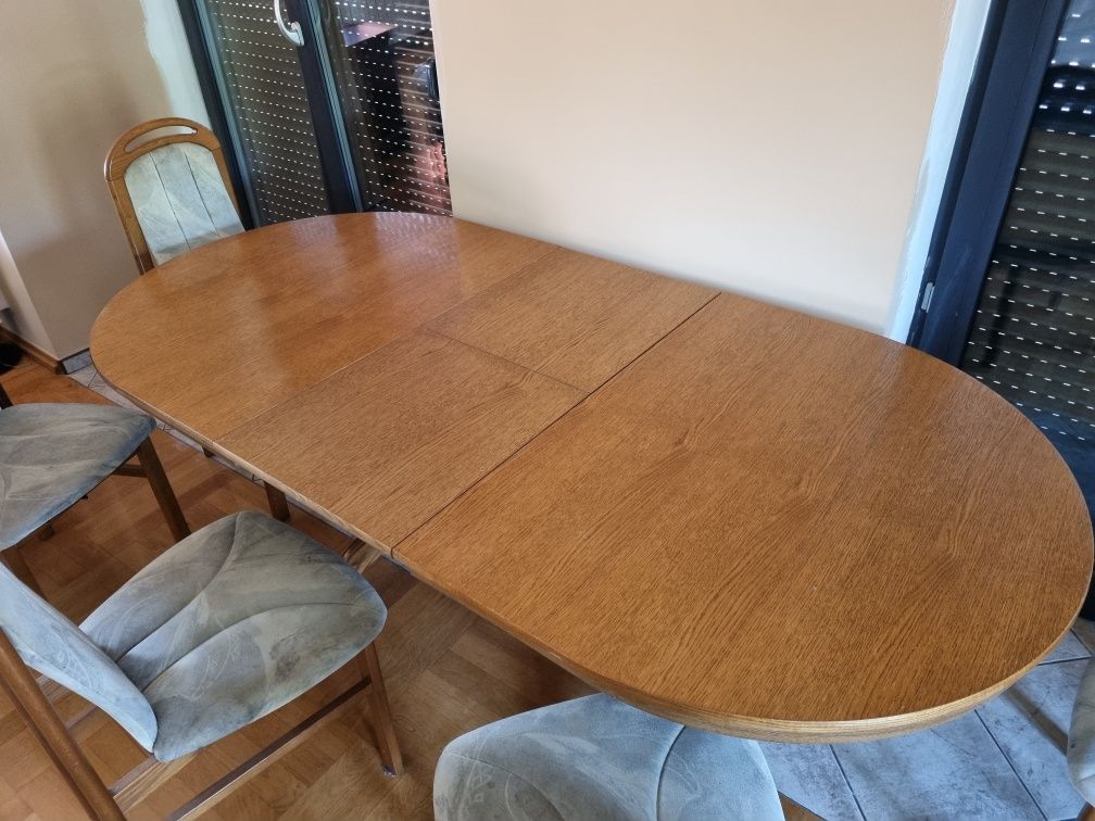 Stół i 6 krzeseł jadalnia