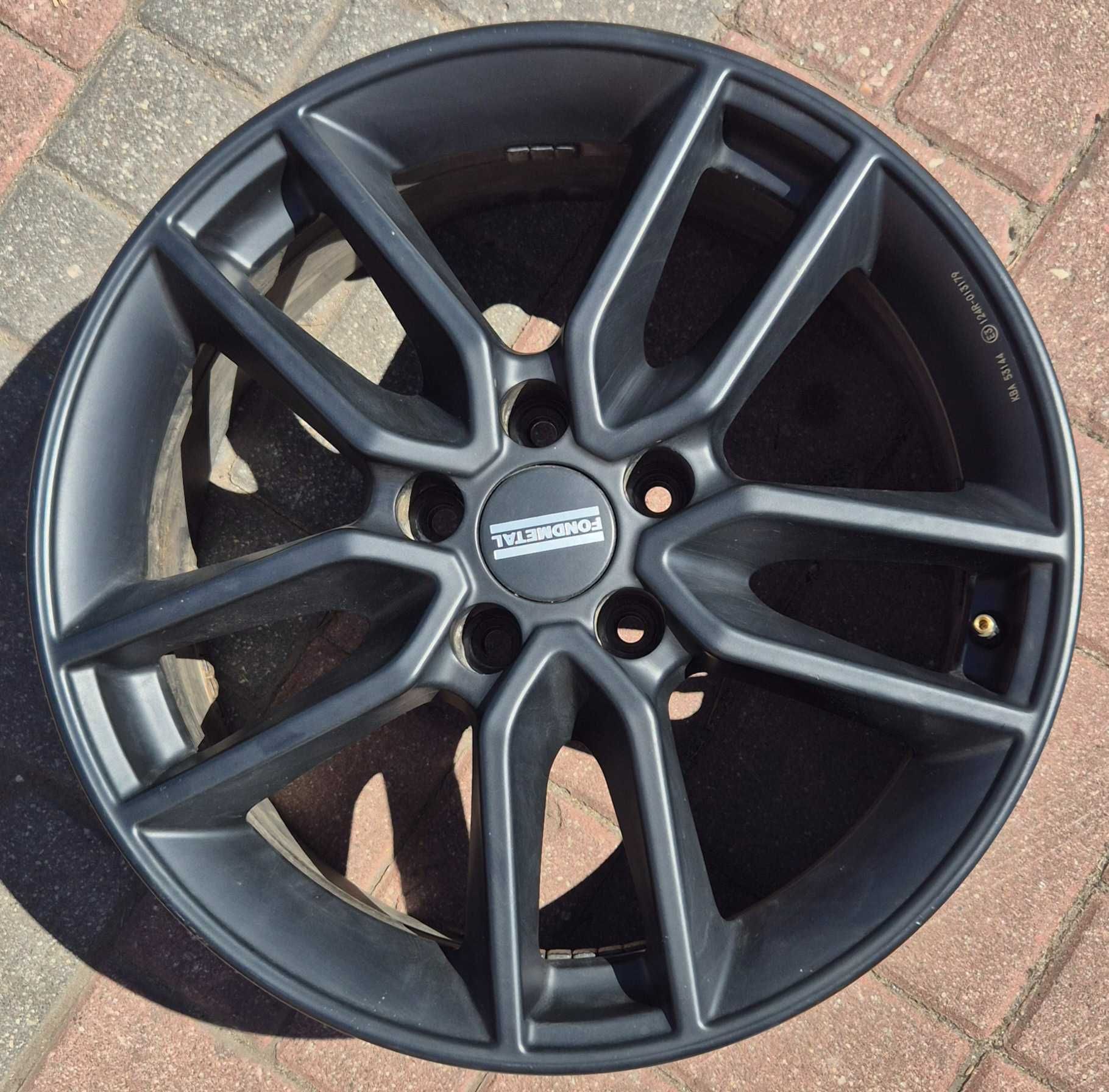 Oryginalne Felgi Aluminiowe Fondmetal 17" 5x110 ET 37,5