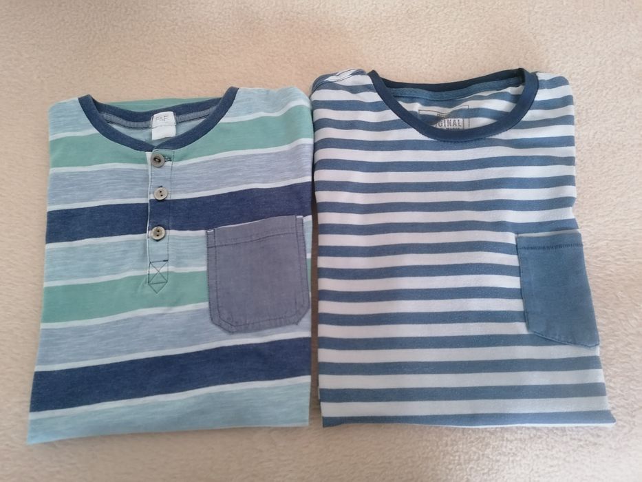 ZESTAW 2 koszulki T-SHIRTY chłopięce S