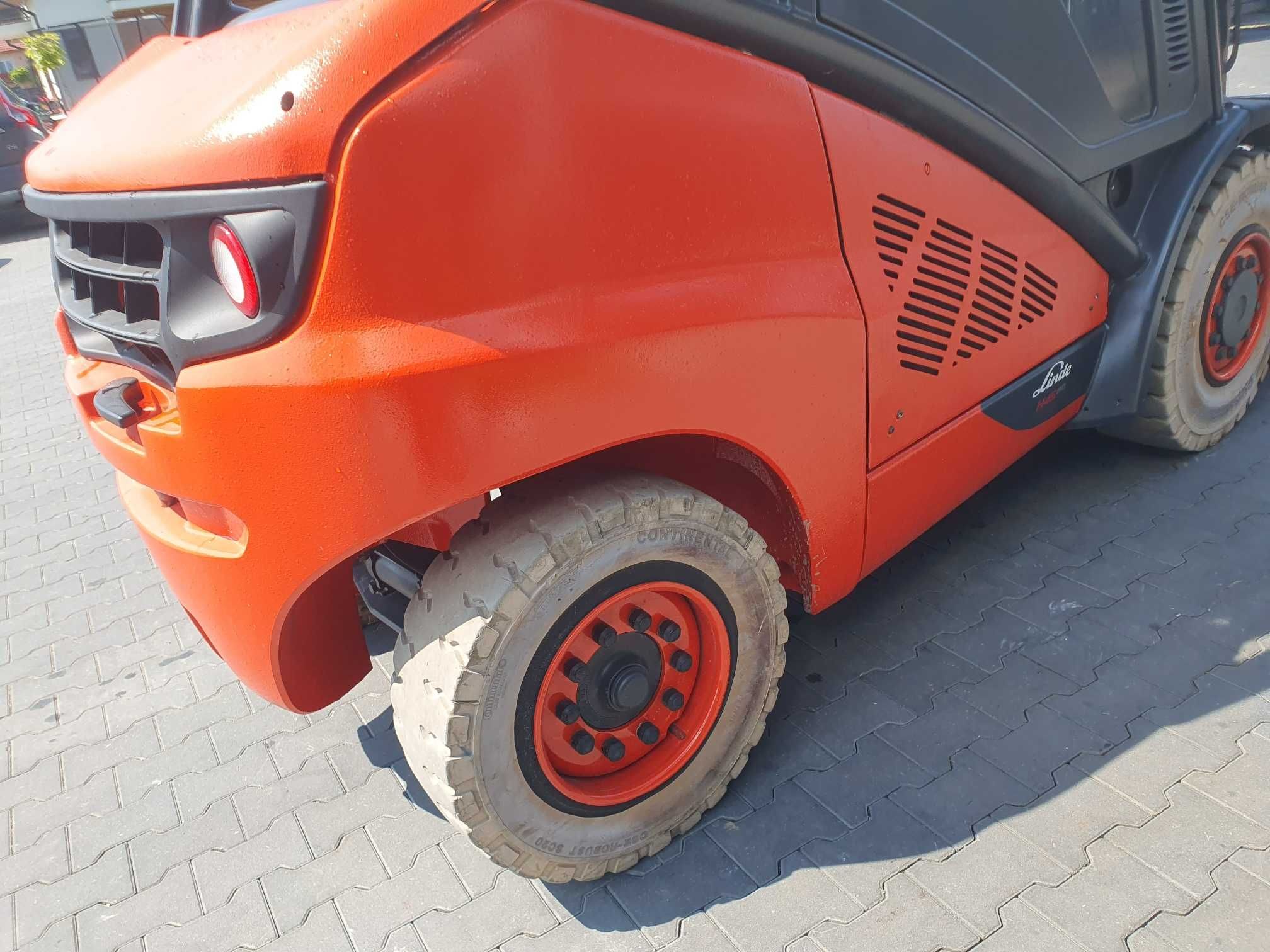 Wózek widłowy Linde H45D-02 2019r Pozycjoner Diesel Kabina H50 H40 H35