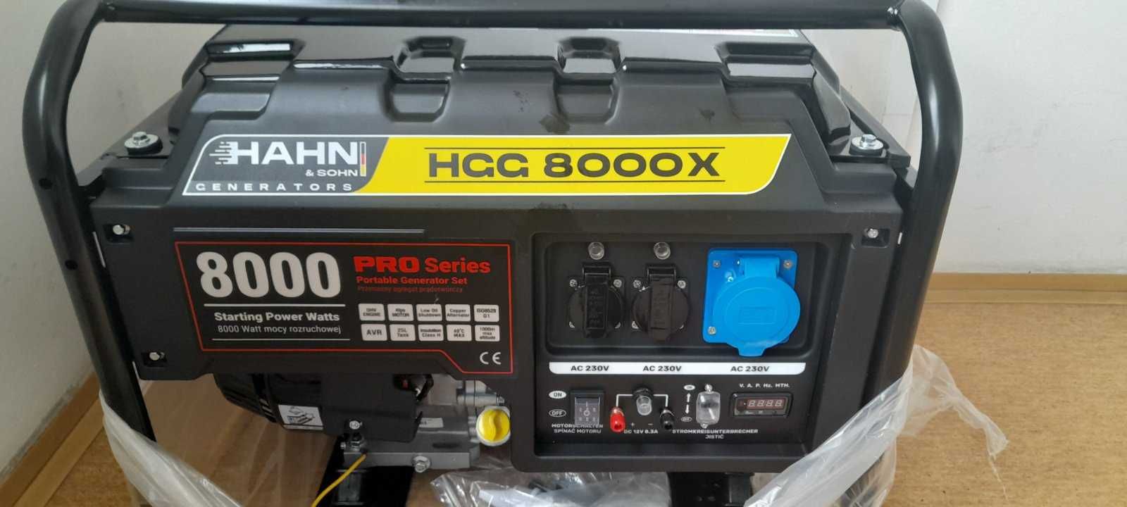 Продам генератор Hahn & Sohn HGG 8000X 6,5 kW